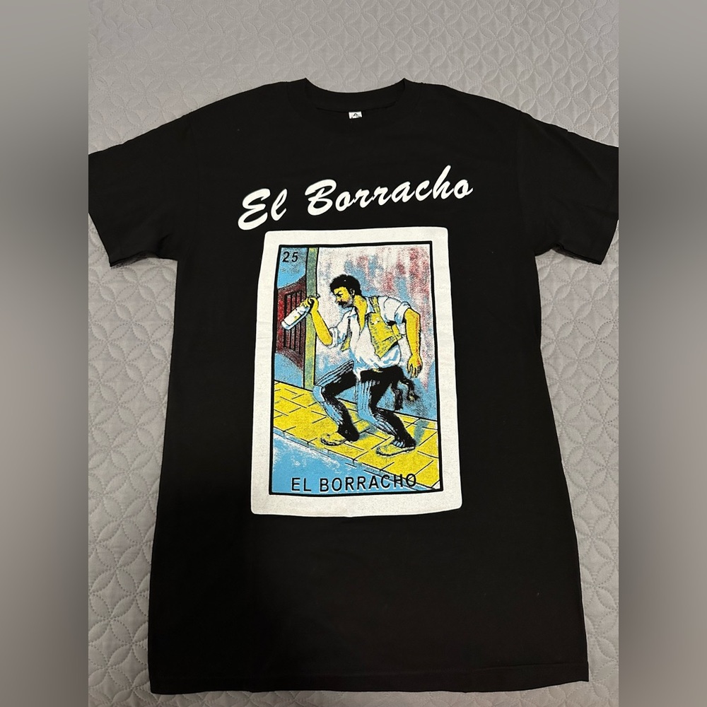 El Borracho Loteria Unisex T-shirt